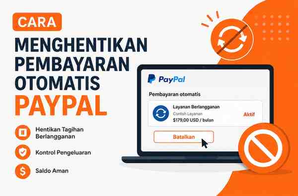 Cara Menghentikan Pembayaran Otomatis Paypal