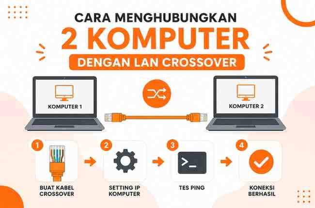 Cara Menghubungkan Dua Komputer dengan Sambungan LAN