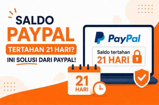PENGALAMAN MENANGANI SALDO PAYPAL TERTAHAN 21 HARI, INI SOLUSI DARI PAYPAL