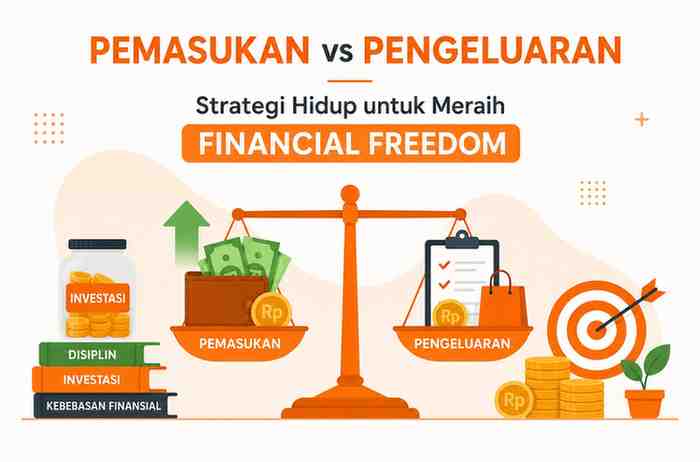 Pemasukan vs Pengeluaran Strategi Hidup untuk Meraih Financial Freedom