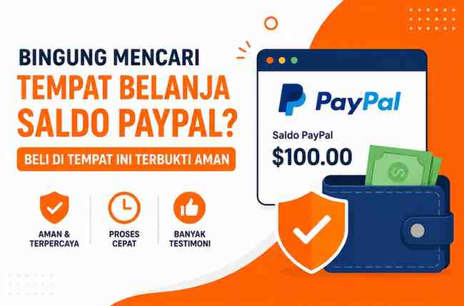Bingung Mencari Tempat Belanja Saldo PayPal Simak Tips Aman Sebelum Membeli