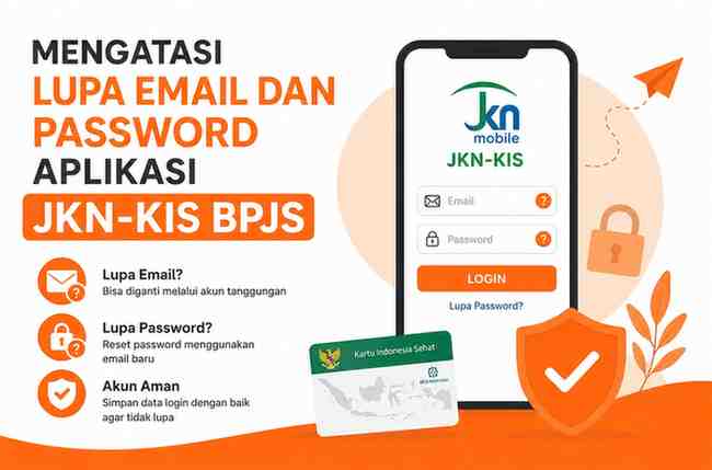 Mengatasi Lupa Email dan Password Aplikasi JKN-KIS BPJS
