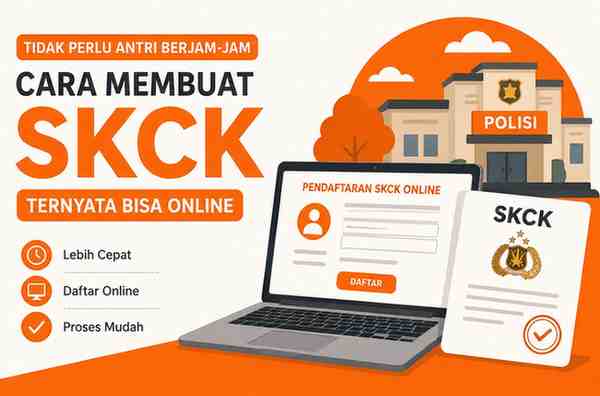 Tidak Perlu Antre Berjam-Jam, Cara Membuat SKCK Ternyata Bisa Online