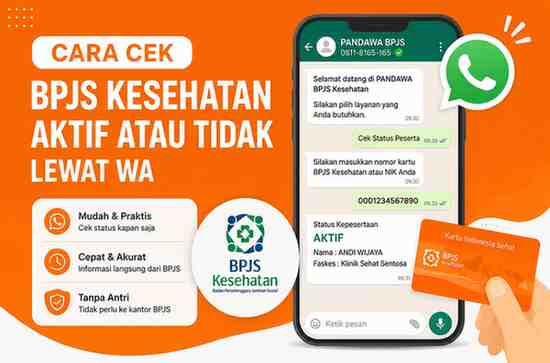 Cara Cek BPJS Kesehatan Aktif atau Tidak Lewat WA